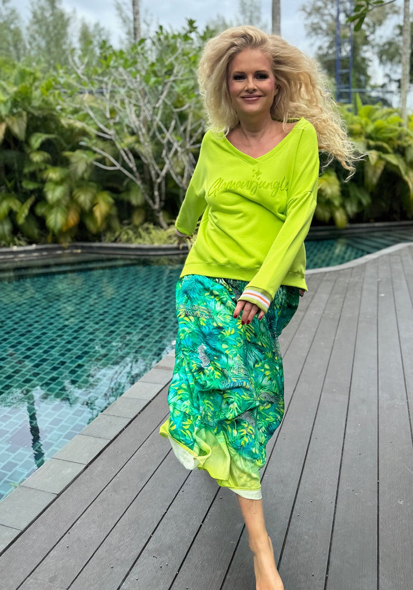 Sweatshirt Ava - Lime Green