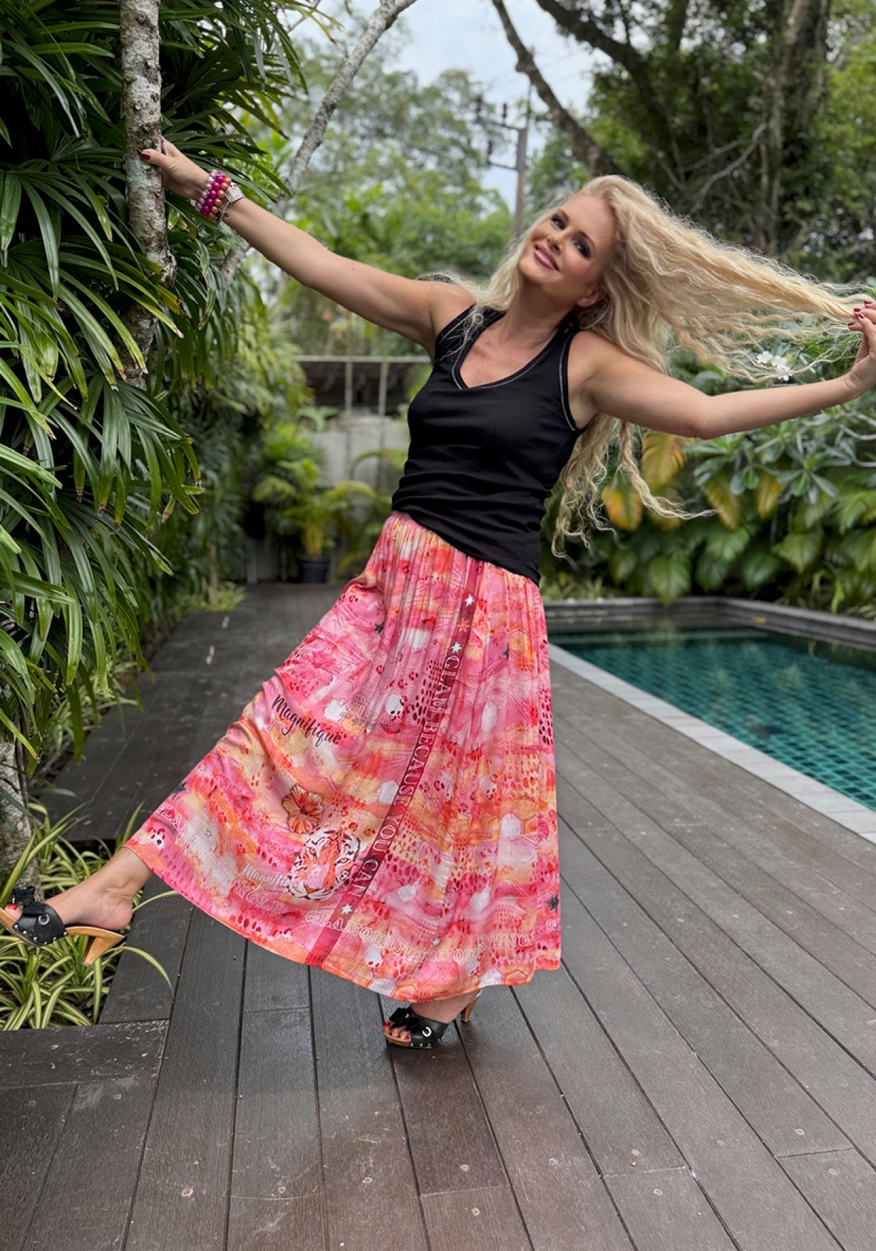 Maxi Skirt Mira - Candy Sunset
