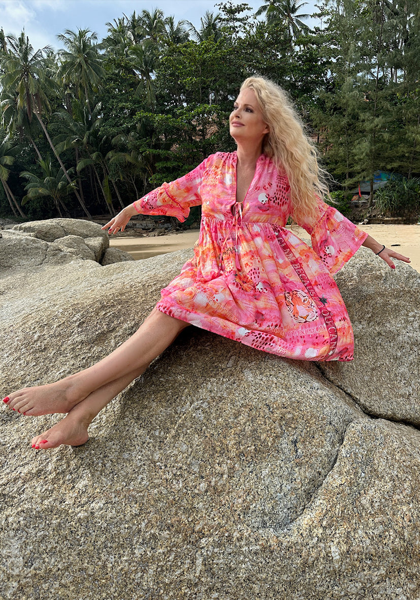Midi Dress Tara - Candy Sunset