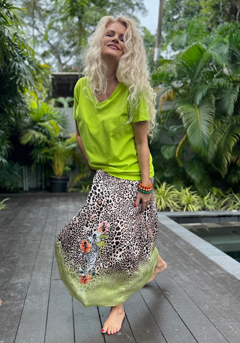 T-SHIRT Ella - Lime Green