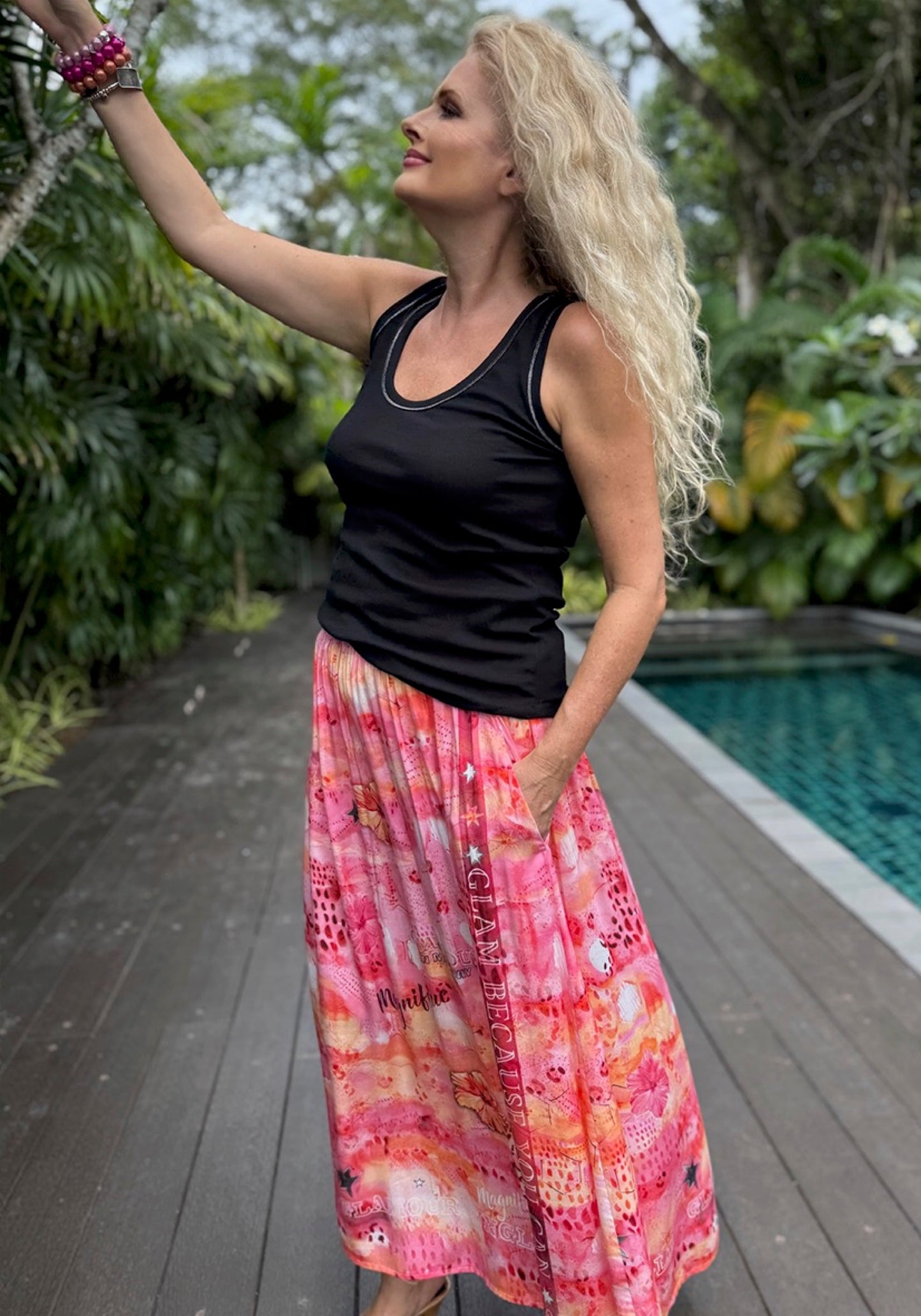 Maxi Skirt Mira - Candy Sunset