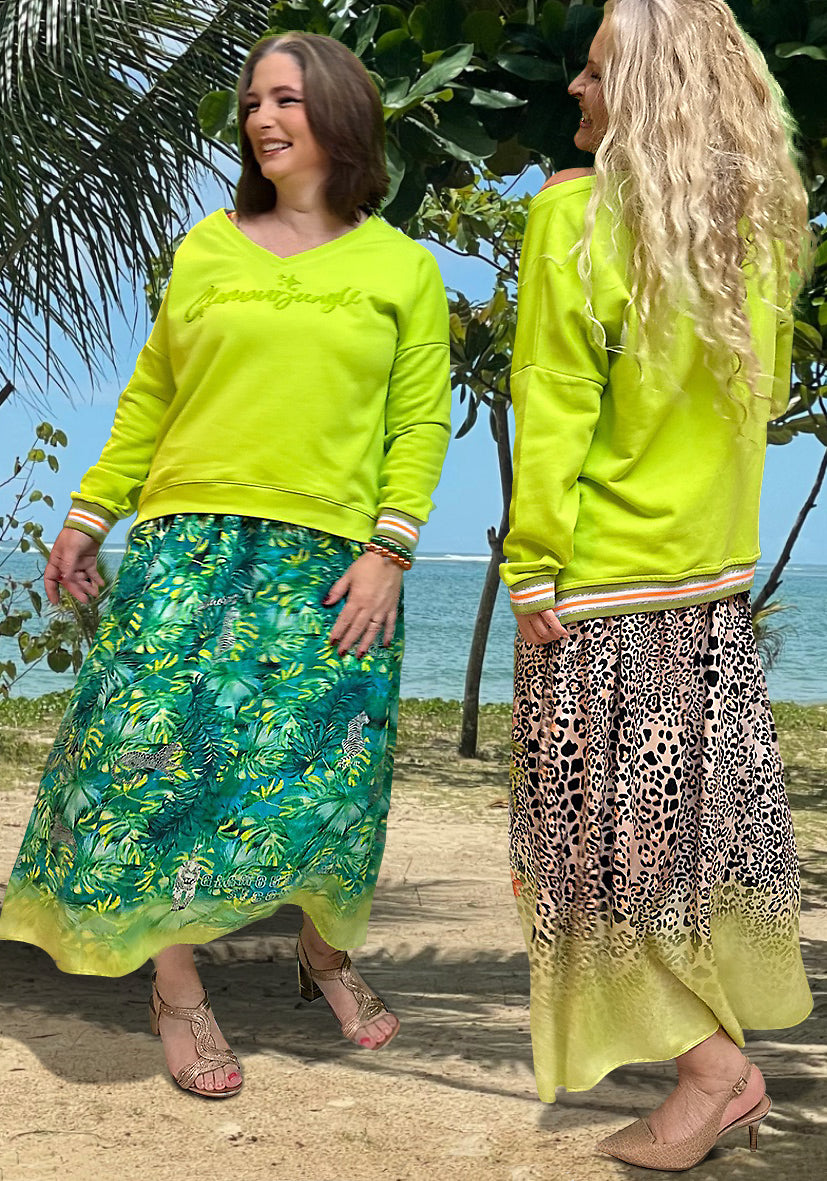 Sweatshirt Ava - Lime Green