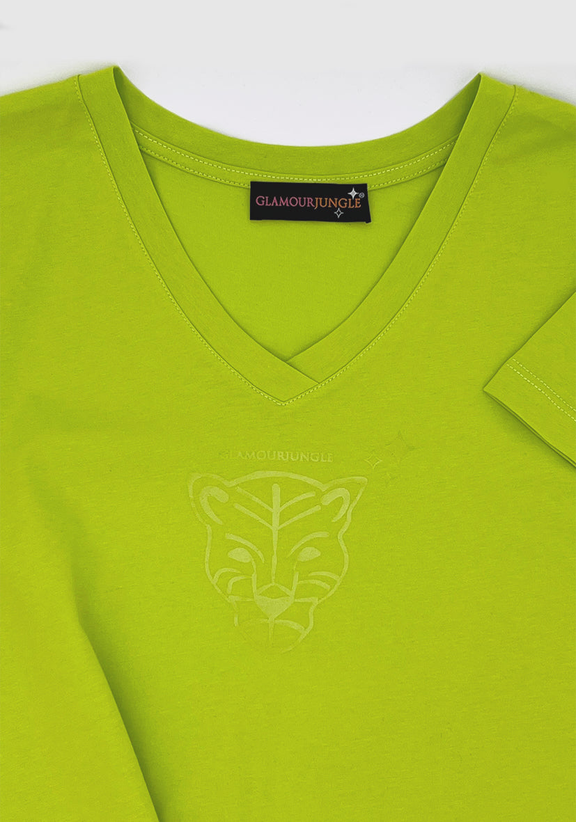 T-SHIRT Ella - Lime Green