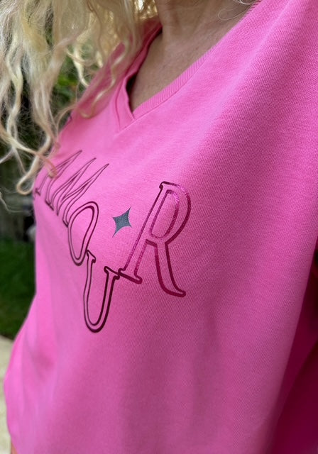 Sweatshirt Ava - True Pink