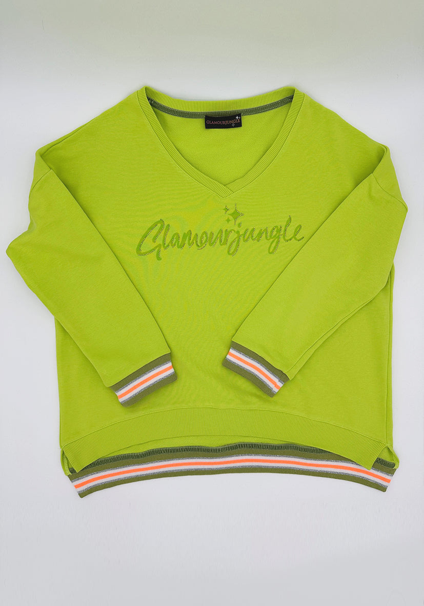 Sweatshirt Ava - Lime Green