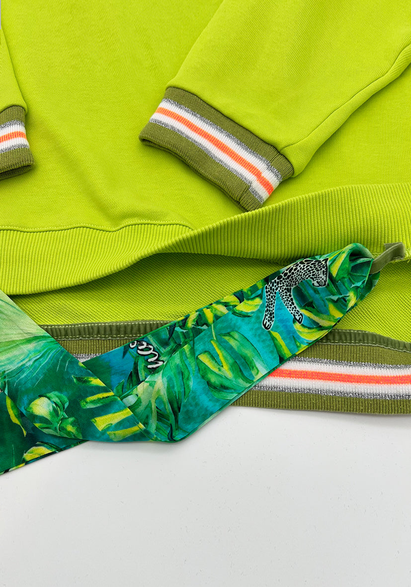 Sweatshirt Ava - Lime Green